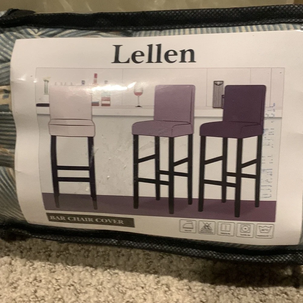 Lellen Bar Chair Covers ~ Set of 4